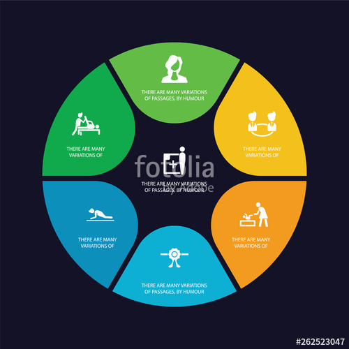 500x500 Simple Set Of Recovery, Physiotherapy, Push Ups, Ns