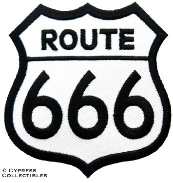 355x375 Evil Route Embroidered Patch