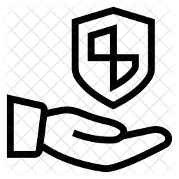 256x256 Shield Icon Of Line Style