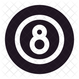 256x256 Ball Icon Of Glyph Style