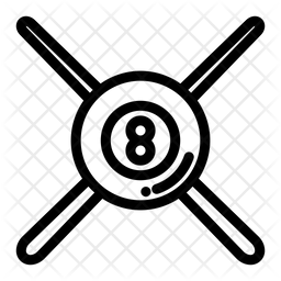 256x256 Ball Icon Of Line Style