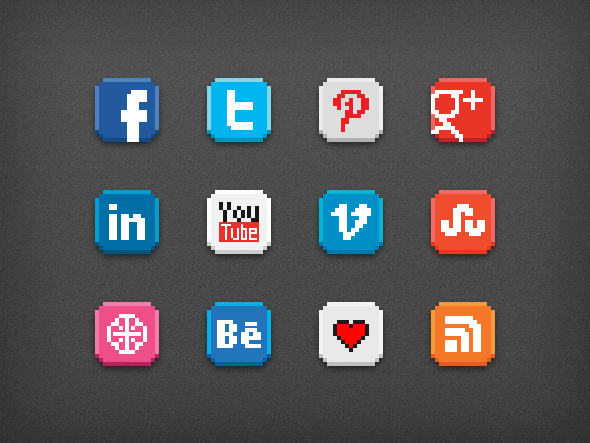 590x443 Free Bit Social Icon Pack Files, Vectors Graphics