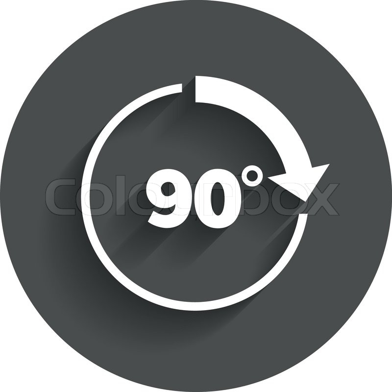 800x800 Angle Degrees Sign Icon Geometry Stock Vector Colourbox