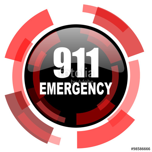 500x500 Number Emergency Red Modern Web Icon Stock Photo And Royalty