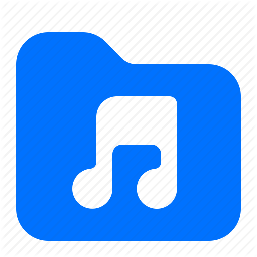 512x512 Archive, Audio, Folder, Music Icon