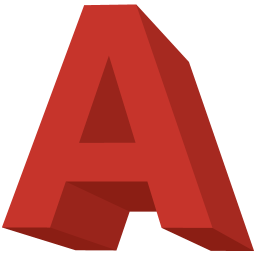 256x256 Size Letter A Icon