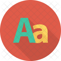 256x256 Aa Icon Of Flat Style