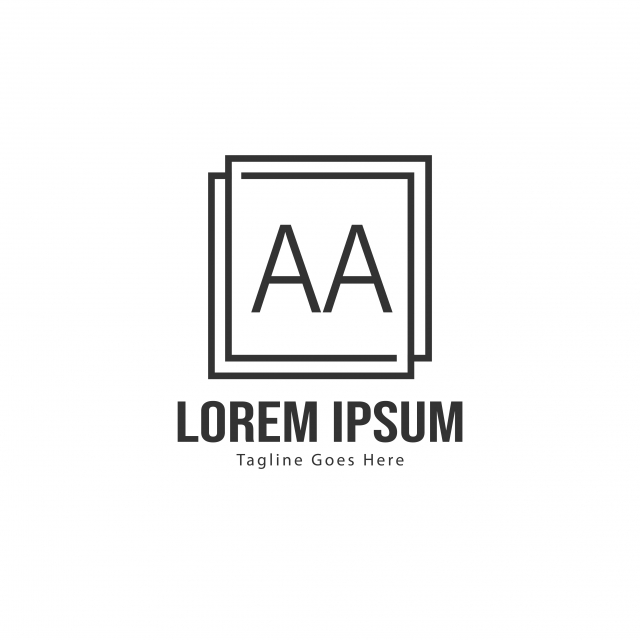 640x640 Aa Letter Logo Design Creative Modern Aa Letters Icon Illustration