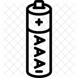 256x256 Aaa Battery Icon Of Line Style