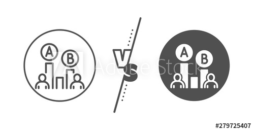 Ui Test Chart Sign Versus Concept Ab Testing Line Icon Line Vs 500x258 Ui Test Chart Sign Versus Concept Ab Testing Line Icon Line Vs