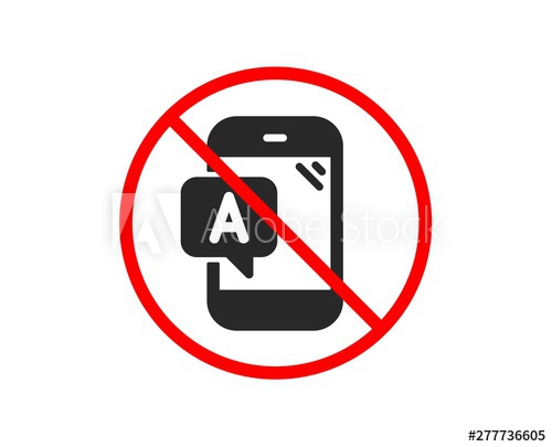 500x405 No Or Stop Ab Testing Icon Ui Phone Test Sign Prohibited Ban