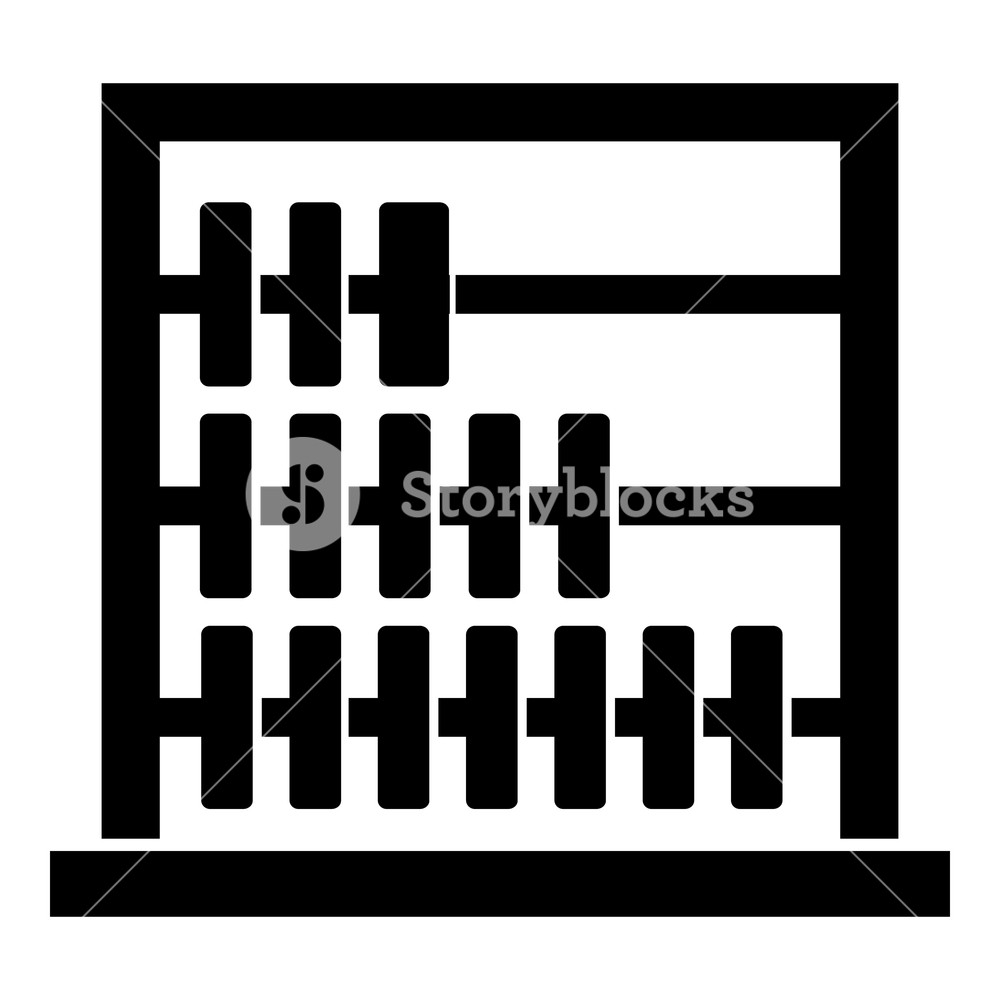 1000x1000 Children Abacus Icon Simple Illustration Of Children Abacus