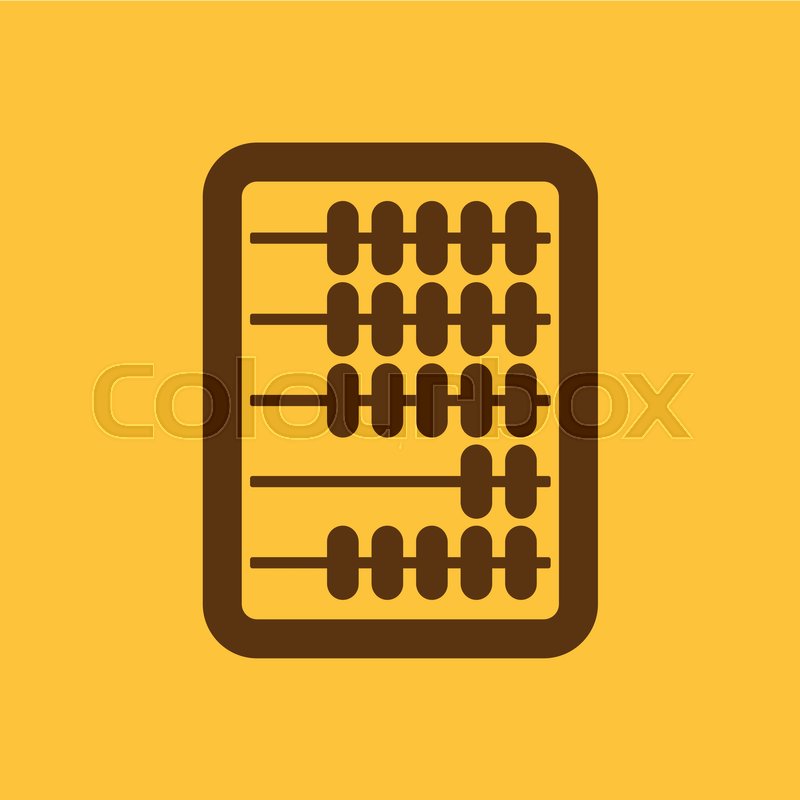 800x800 The Abacus Icon Finance And Stock Vector Colourbox