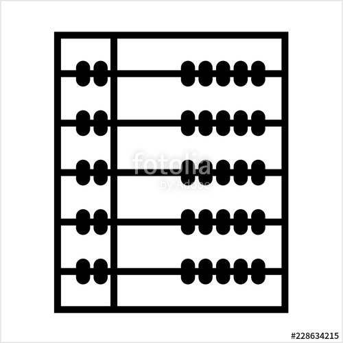 500x500 Abacus Icon, Abacus Stock Image And Royalty Free Vector
