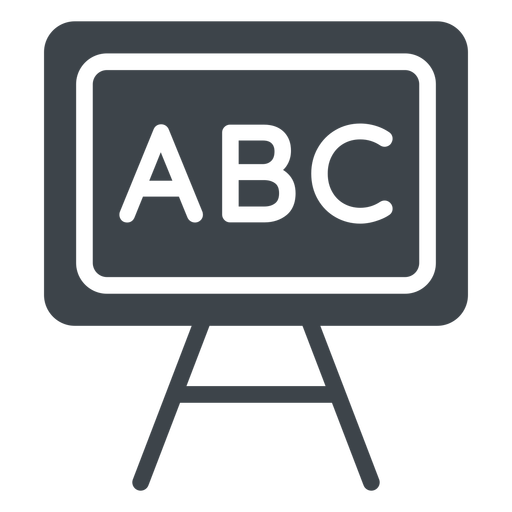 512x512 Abc Chalkboard Flat Icon