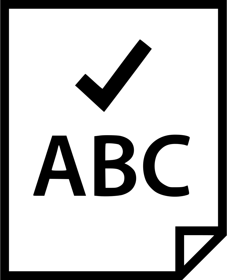 794x980 Check Mark Abc Png Icon Free Download