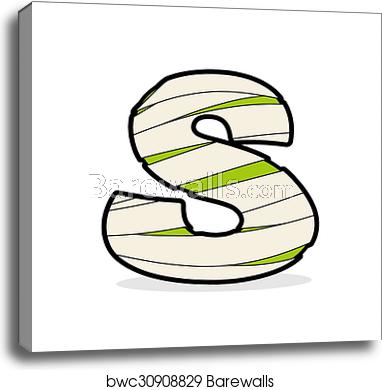 382x390 Letter S Egyptian Zombies Mummy Abc Icon Coiled Medical Bandages