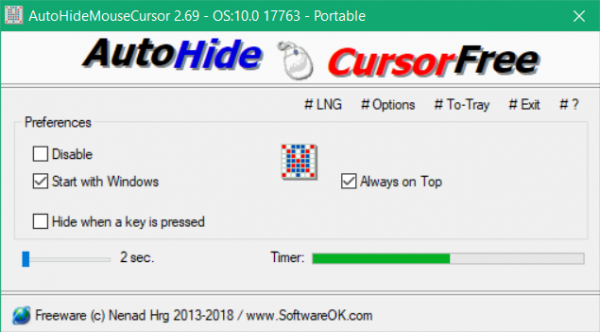 600x332 Hide Mouse Cursor Pointer On Windows Using Autohidemousecursor