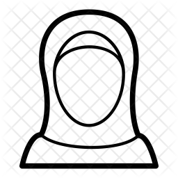 256x256 Muslim Icon Of Line Style