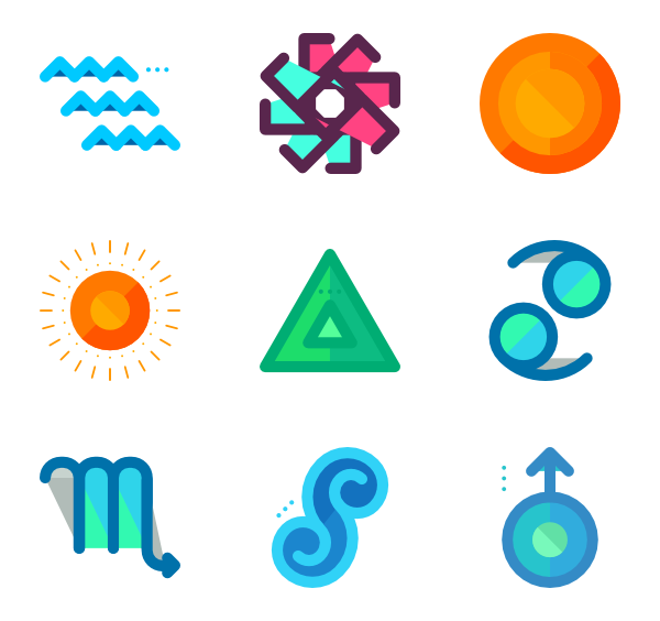 600x564 Abstract Icons