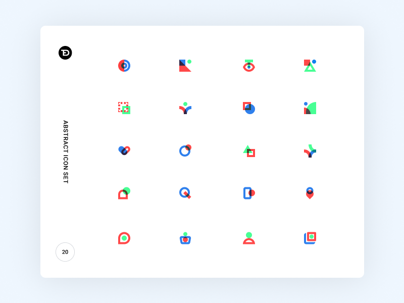 800x600 Abstract Icon Set