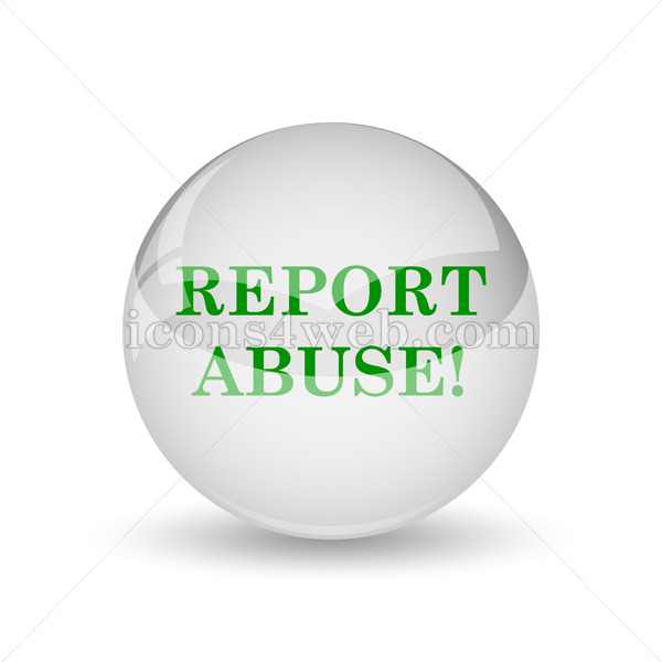 600x600 Report Abuse Glossy Icon Report Abuse Glossy Button