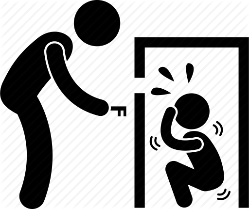 512x431 Abuse, Abusive, Bully, Child, Children, Lock, Punish Icon