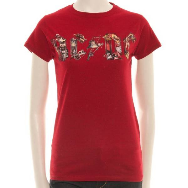 600x600 Red Ladies Icon T Shirt Shop The Acdc Official Store