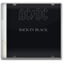 256x256 Acdc Backinblack Icon Acdc Iconset Manueek