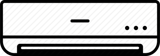 512x181 Ac, Air Conditioner, Aircon, Cool, Split Type Icon