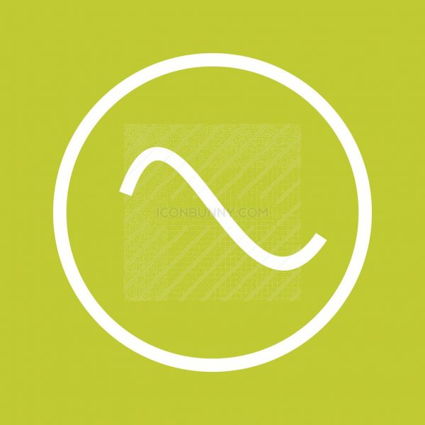 600x600 Ac Voltage Source Line Multicolor Bg Icon