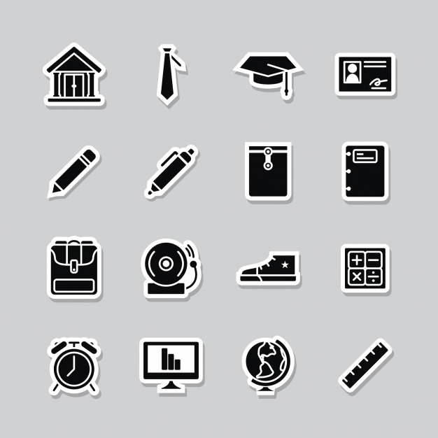 626x626 Academic Icon Collection Vector Free Download