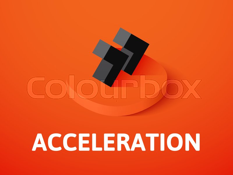 800x600 Acceleration Icon, Vector Symbol In Stock Vector Colourbox