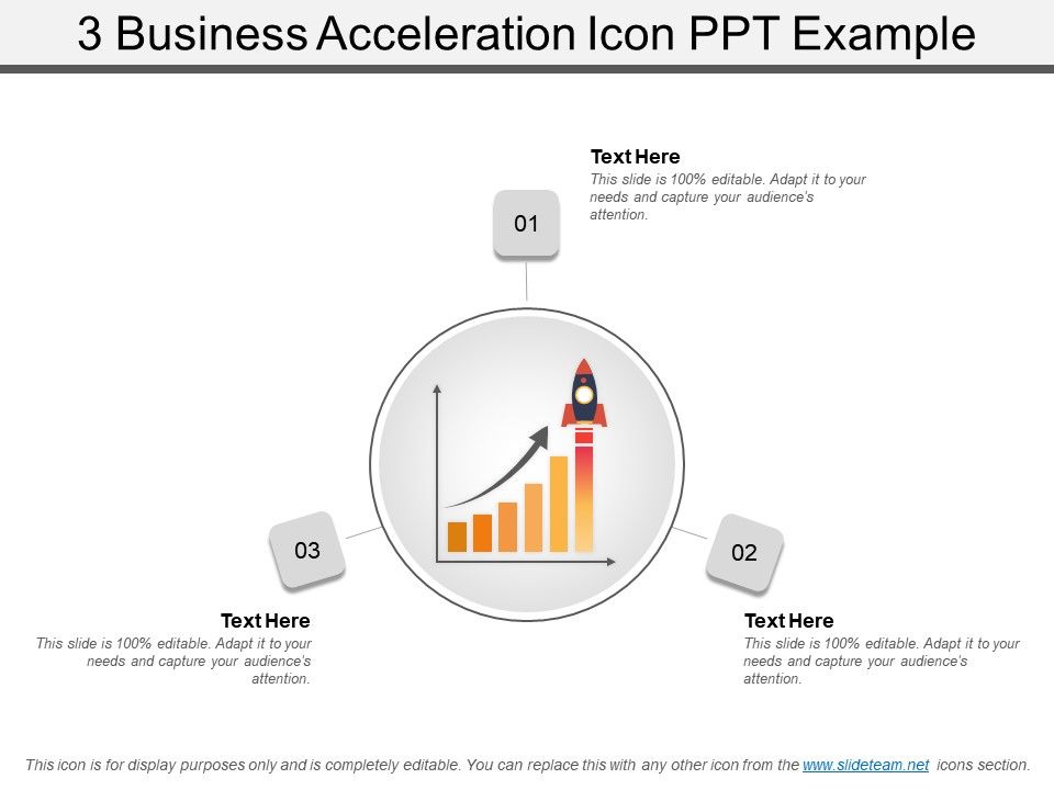 960x720 Business Acceleration Icon Ppt Example Presentation Powerpoint