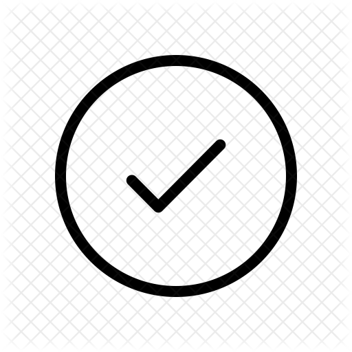 512x512 Accept Icon Of Line Style