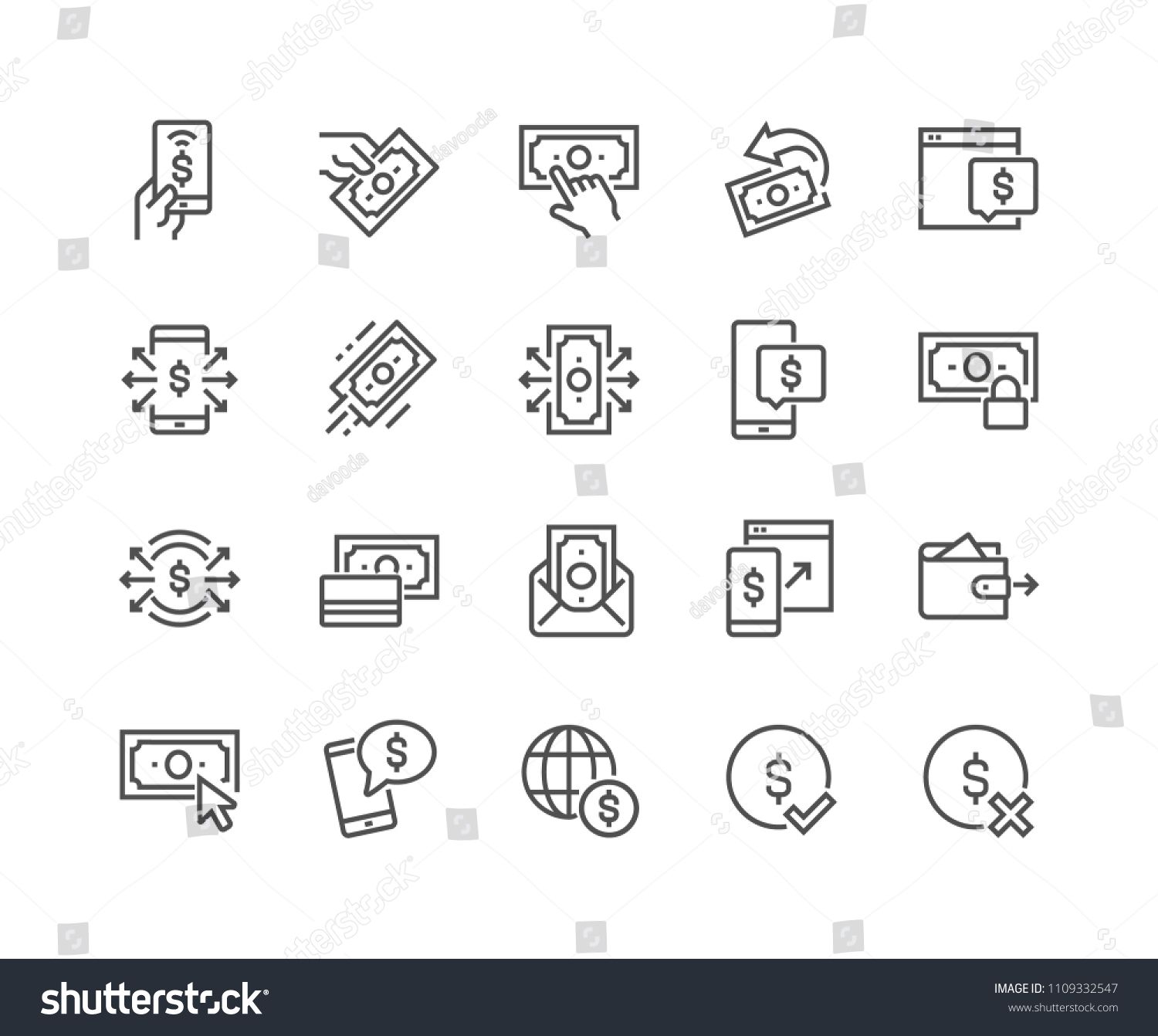 1500x1342 Simple Set Of Payment Related Vector Line Icons Contains Such