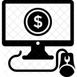 256x256 Online Payment Acceptance Icon Of Glyph Style