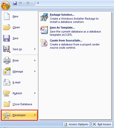 368x413 Microsoft Access Tip Developer Menu Item Missing From Microsoft