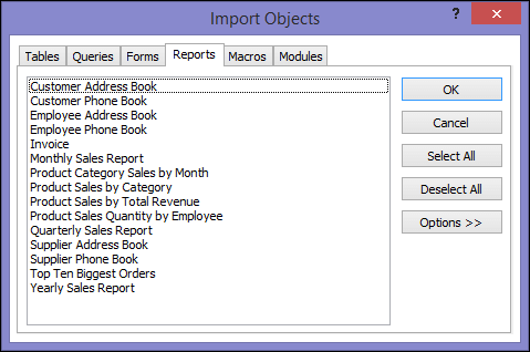 479x318 Import Database Objects Into The Current Access Database