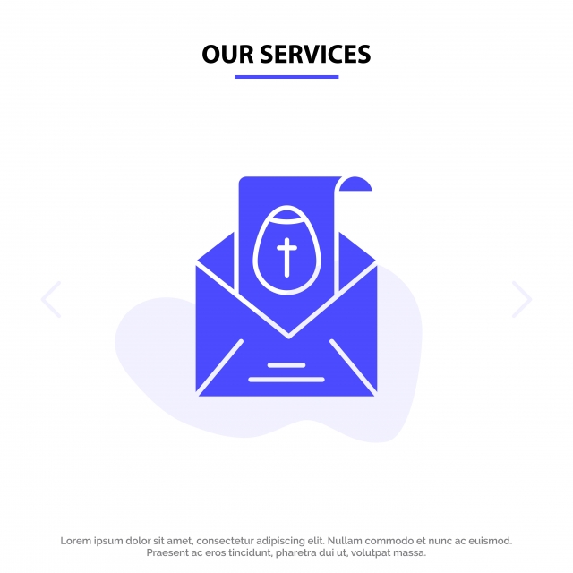 640x640 Our Services Massage Mail Easter Holiday Solid Glyph Icon Web