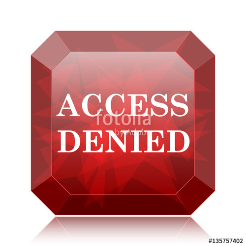 500x500 Access Denied Icon Stock Photo And Royalty Free Images On Fotolia