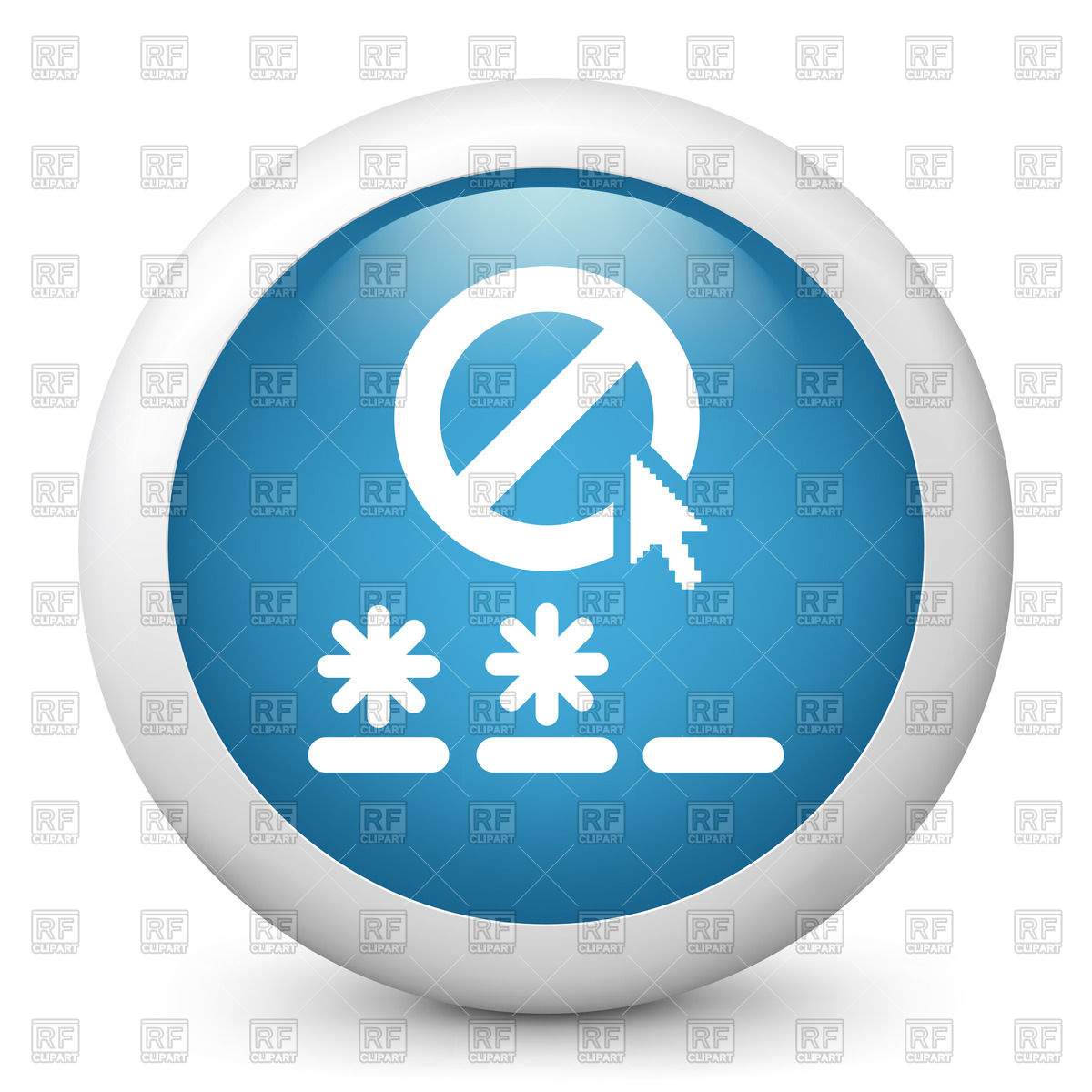 1200x1200 Password Access Denied Icon Vector Image Of Icons And Emblems