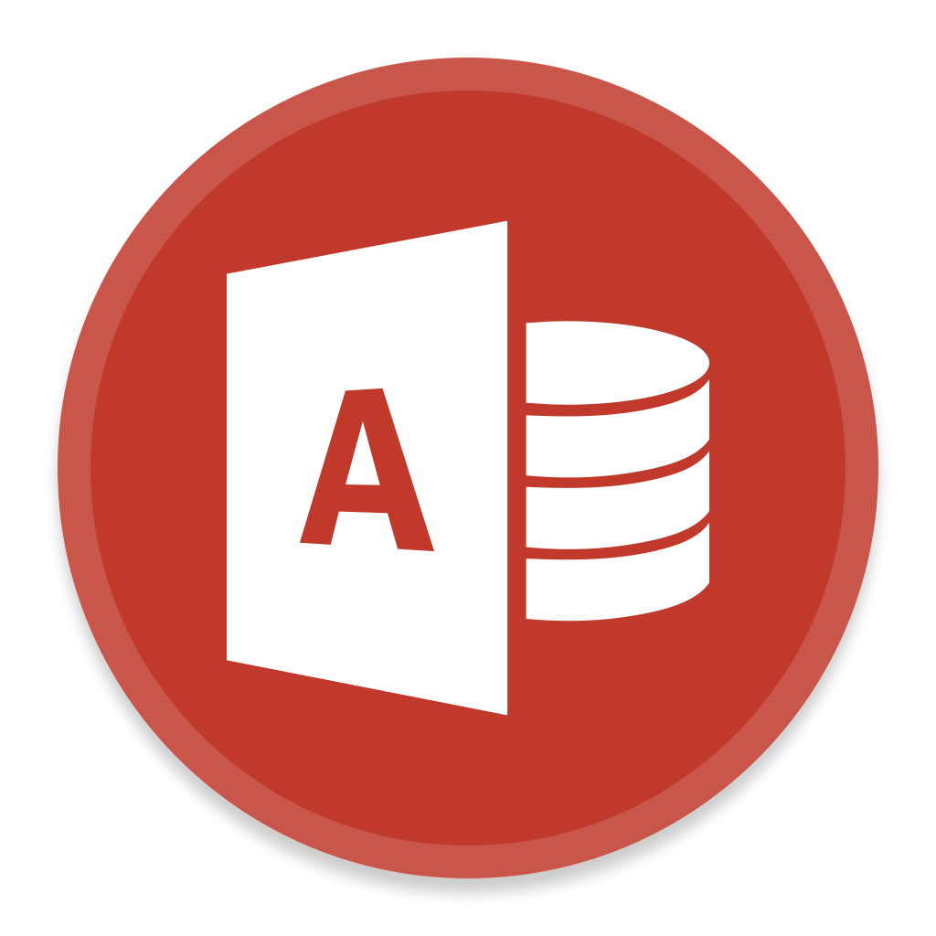 1024x1024 Access Icon Button Ui Microsoft Office Extras Blackvariant