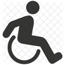 256x256 Accessibility Icon Of Glyph Style