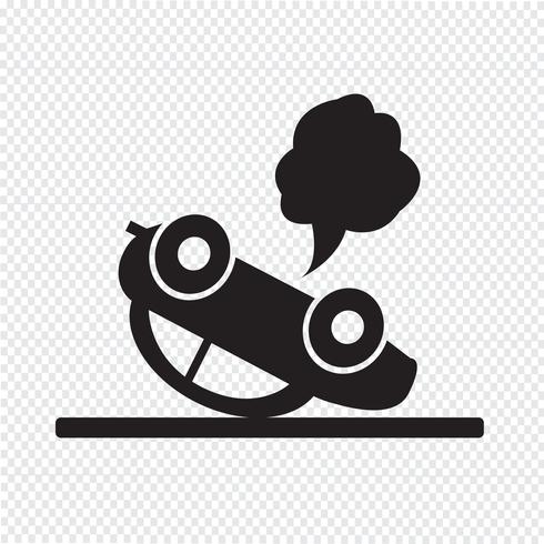 490x490 Car Auto Accident Icon Vector
