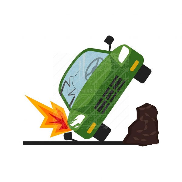 600x600 Accident Flat Multicolor Icon