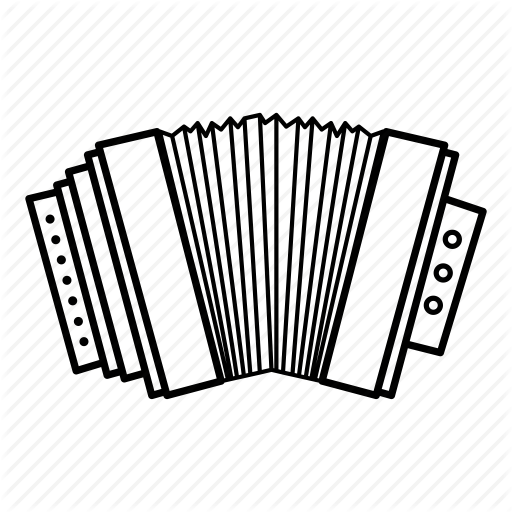 512x512 Accordion, Bayan, Harmonic, Instrument, Music, Russia, Sound Icon