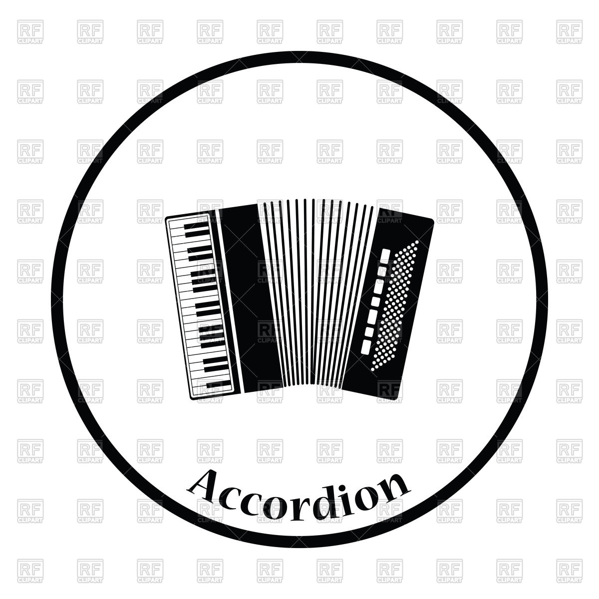 1200x1200 Accordion Icon Vector Image Of Signs, Symbols, Maps Angelp