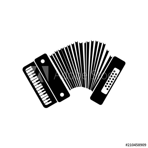 500x500 Accordion Icon Vector Icon Simple Element Illustration Accordion
