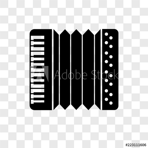500x500 Accordion Icons Isolated On Transparent Background Modern